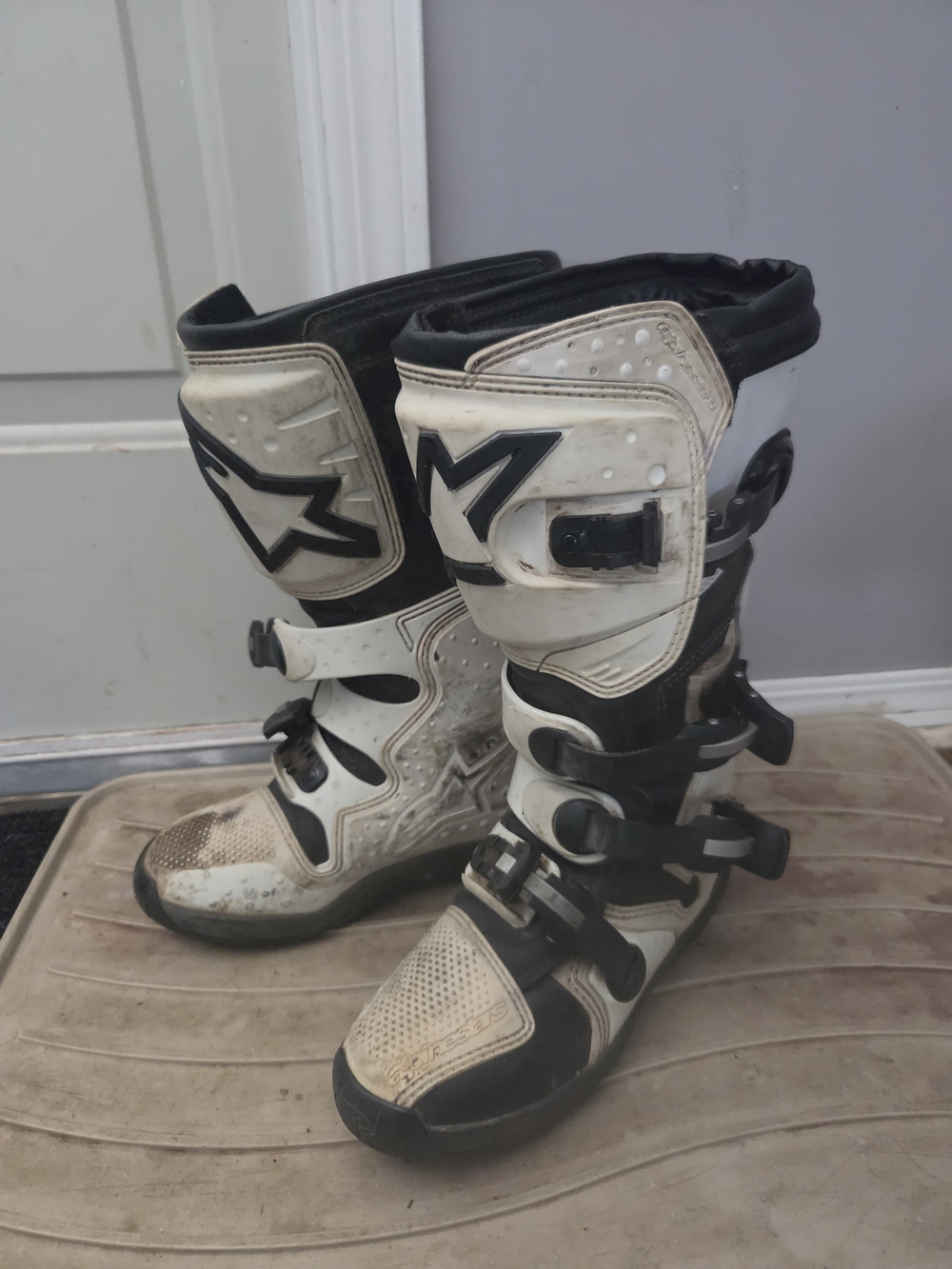 Tech 3 Alpinestars Women's White/Black MX Riding Boots